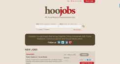 Desktop Screenshot of hoojobs.com