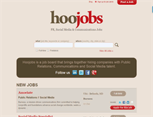 Tablet Screenshot of hoojobs.com